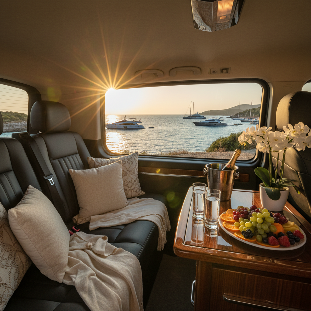 Amenities and Comfort Details in Dalaman Airport VIP Transfer Vehicles - VIP Services | Dalaman VIP Transfer